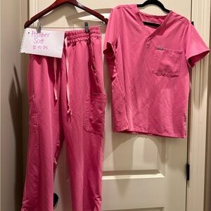 Pink Scrub Set